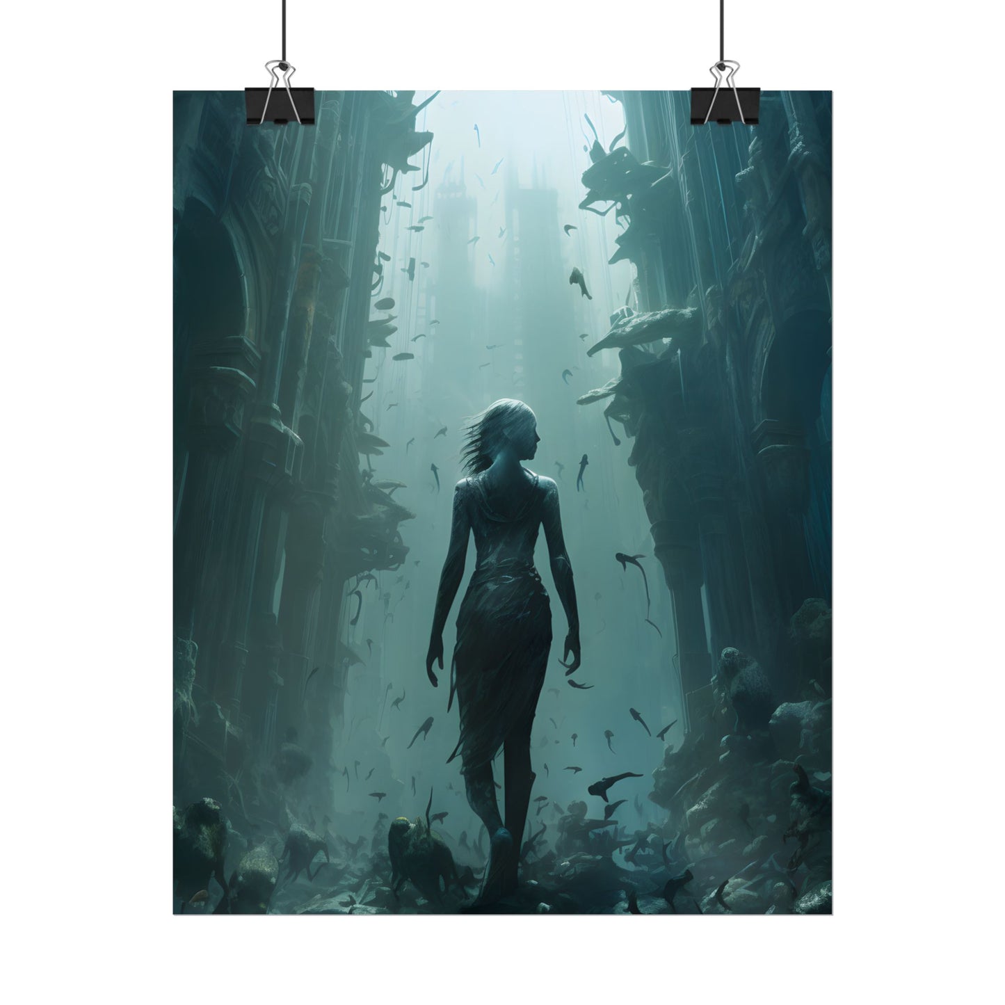 Ancient Underwater City: Hidden Ruins - Poster