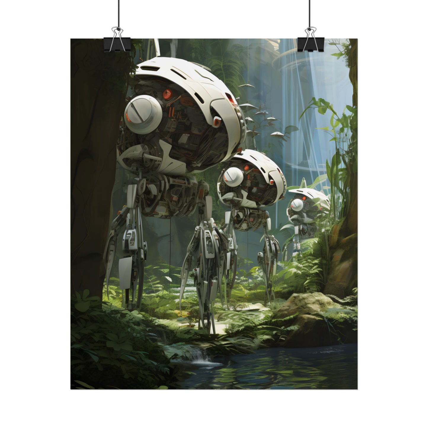 A haven for wildlife, powered by artificial intelligence - Robotic Sanctuary - Poster