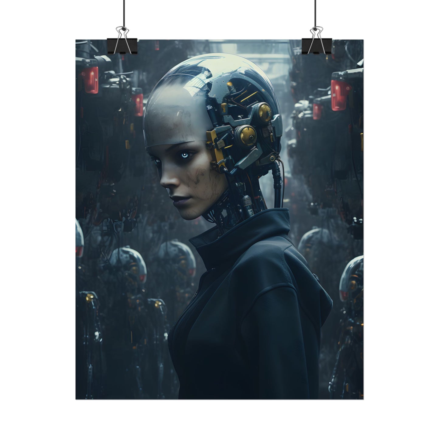 A group of charismatic thieves pull off a daring robotic art heist - Action - Poster