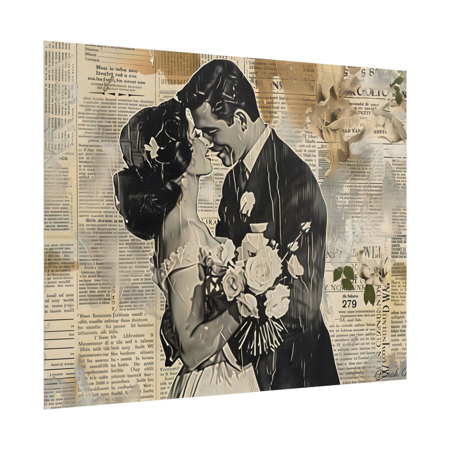Vintage Romantic Couples: Whispers from the Past - Poster