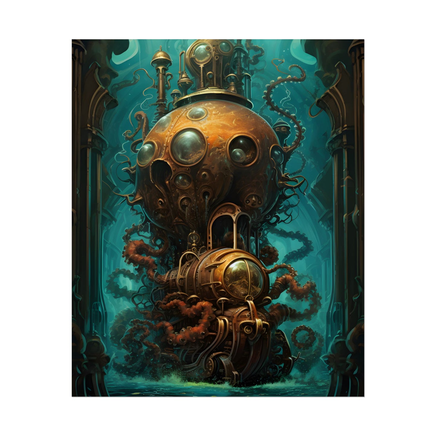 Underwater Steampunk Odyssey: A Captain Nemos Adventure - Poster