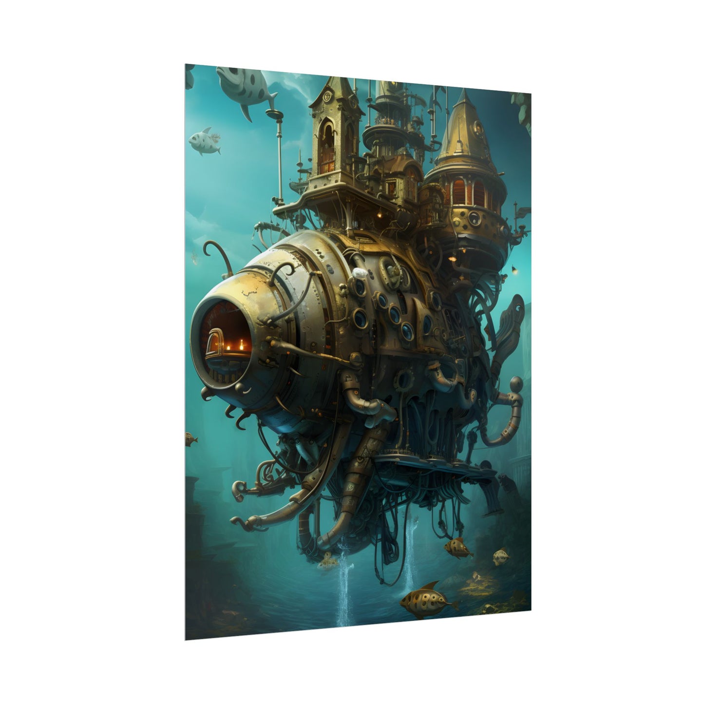 Steampunk Oceanic Adventure: Sailors on the High Seas - Poster