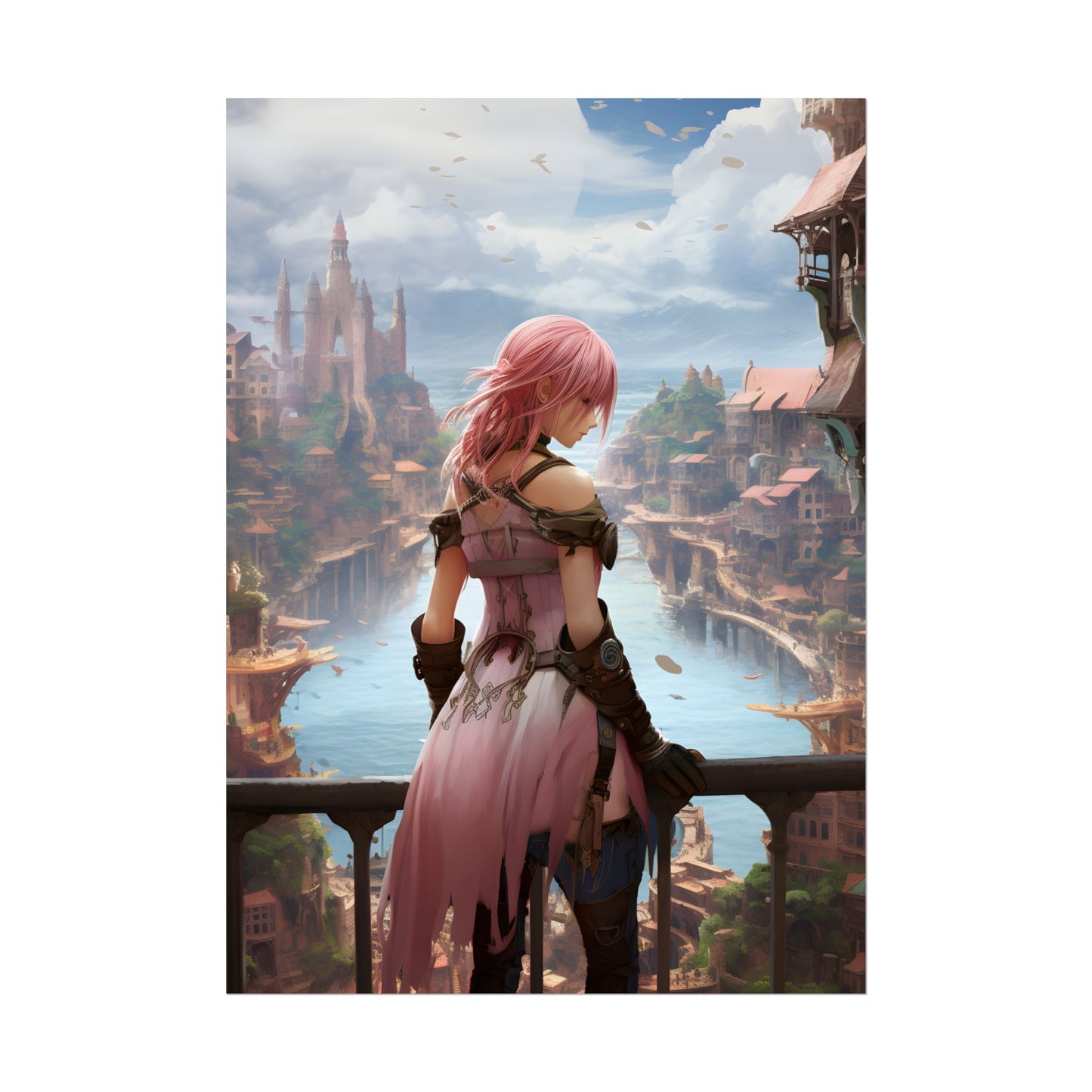 Anime Birds in Flight: Detailed Feathered Friends - Poster