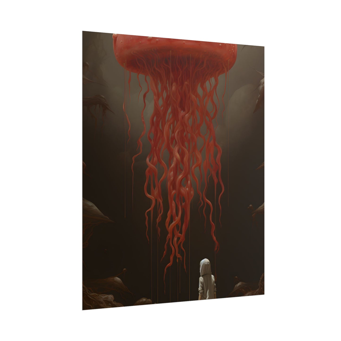 Serious Book Cover Art: Illustrative Masterpiece - Poster
