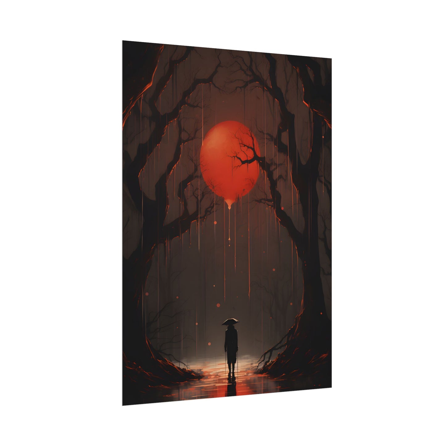 Candid Moment: Intimate Indoor Artwork - Poster