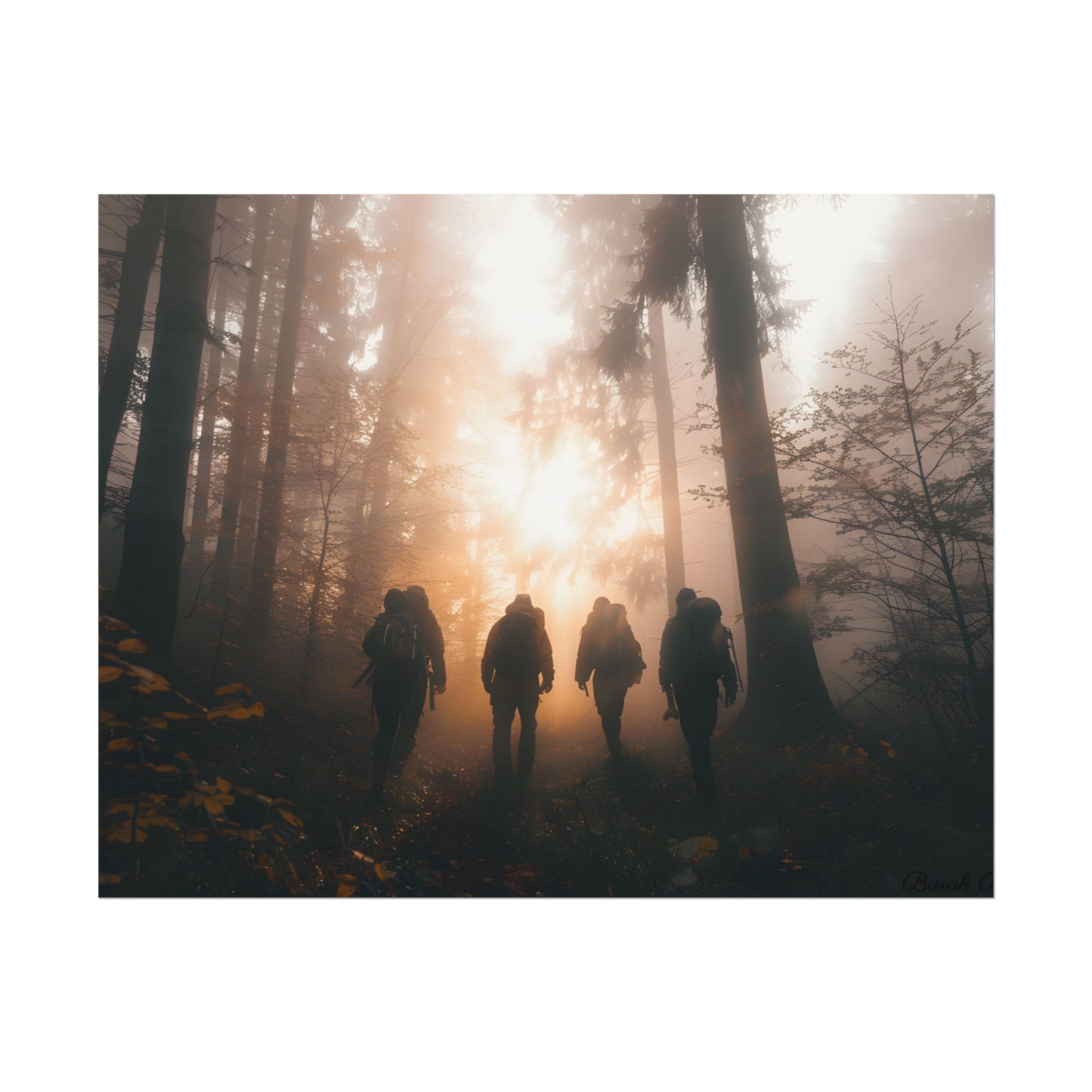 Adventure Through The Mysterious Forest: Group Expedition - Poster