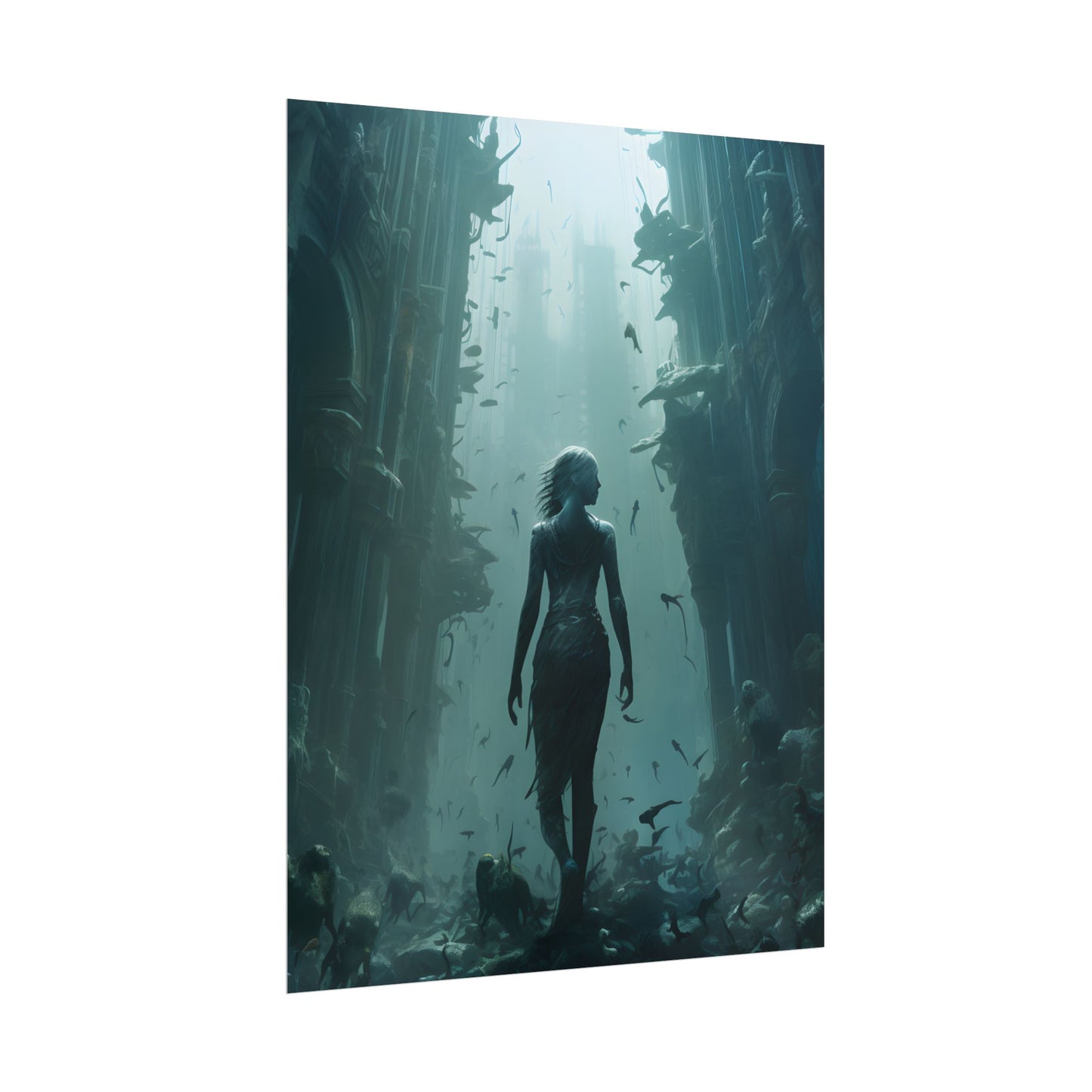 Ancient Underwater City: Hidden Ruins - Poster