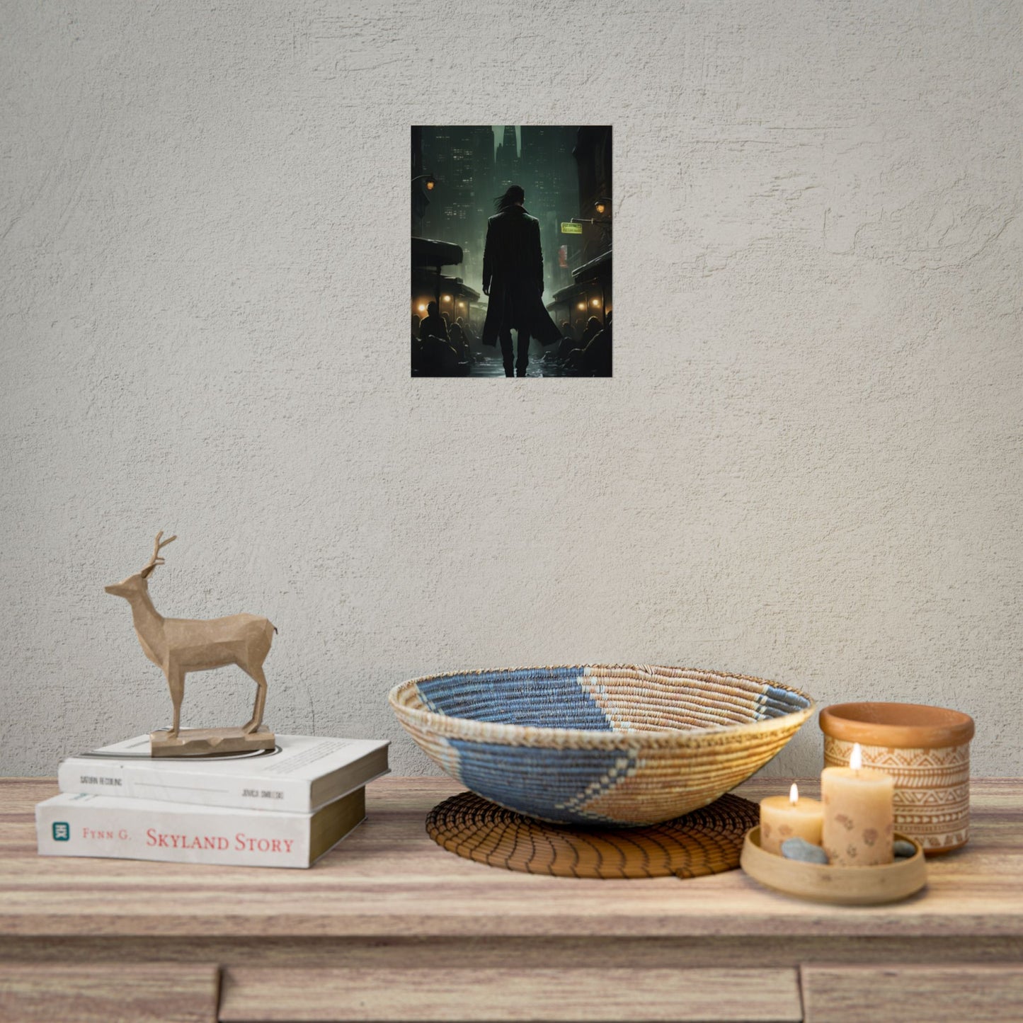 Urban Fantasy Detective: Noir City Night Art - Poster