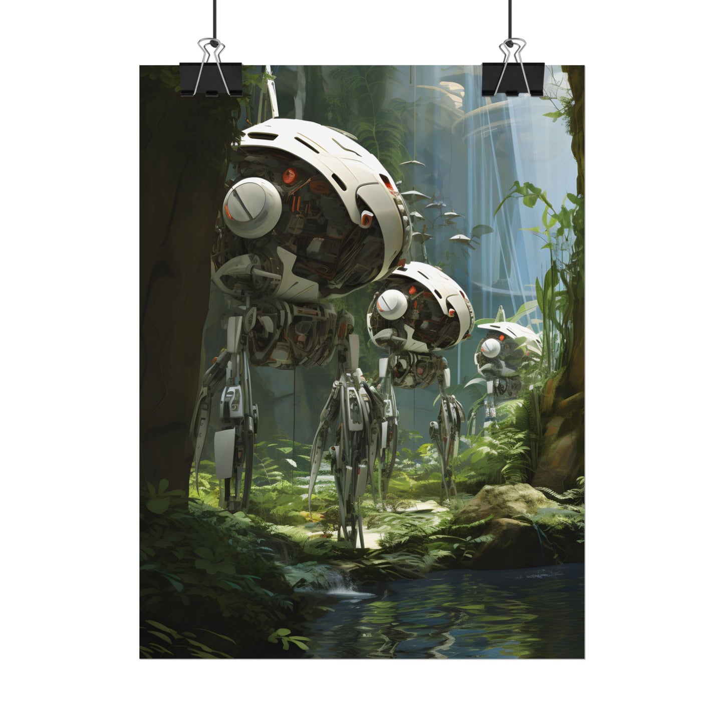 A haven for wildlife, powered by artificial intelligence - Robotic Sanctuary - Poster