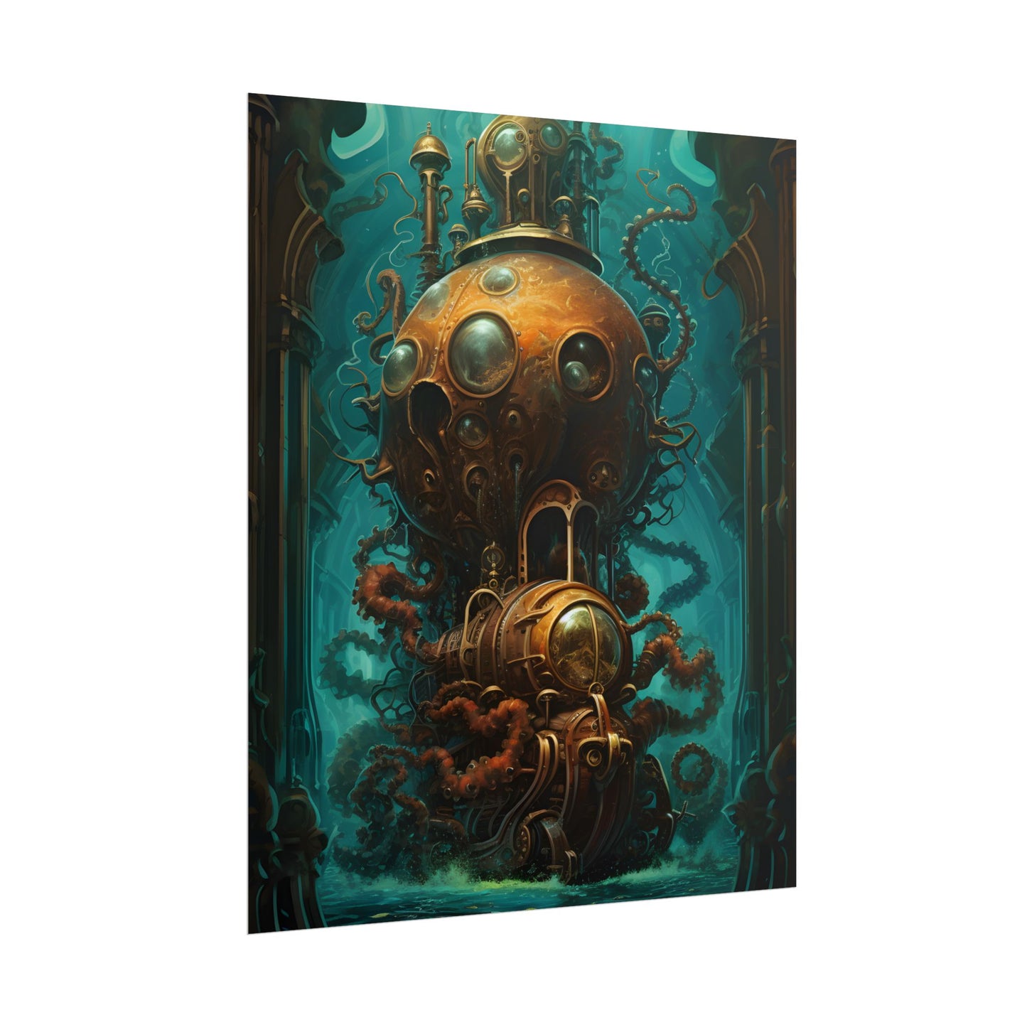 Underwater Steampunk Odyssey: A Captain Nemos Adventure - Poster