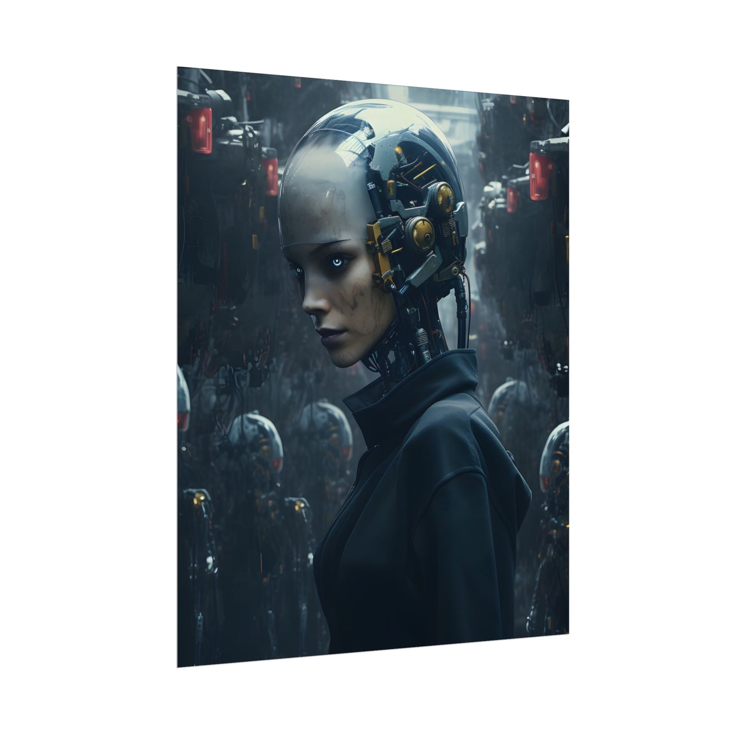 A group of charismatic thieves pull off a daring robotic art heist - Action - Poster