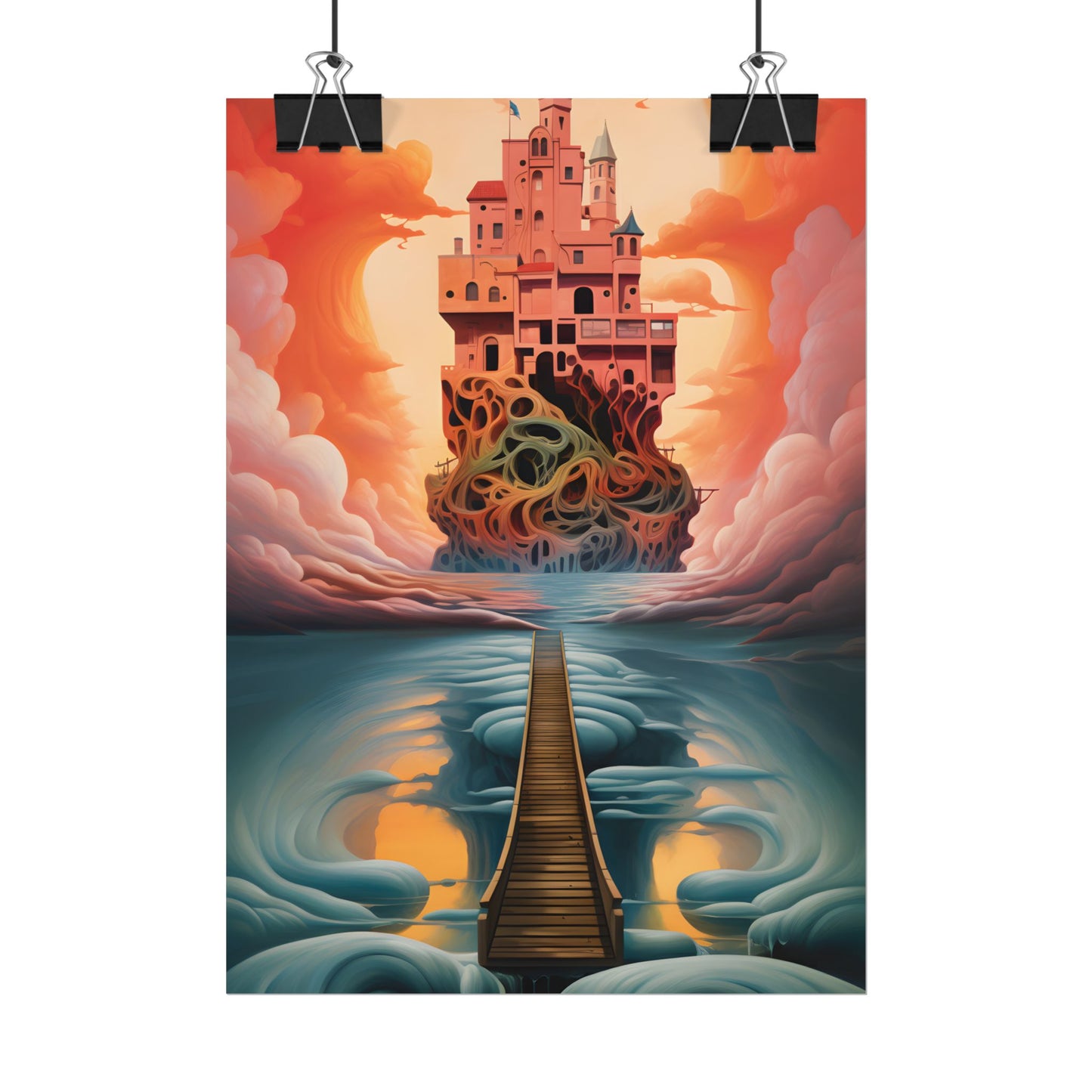 Surreal Dreamscape: Psychedelic Artwork - Poster