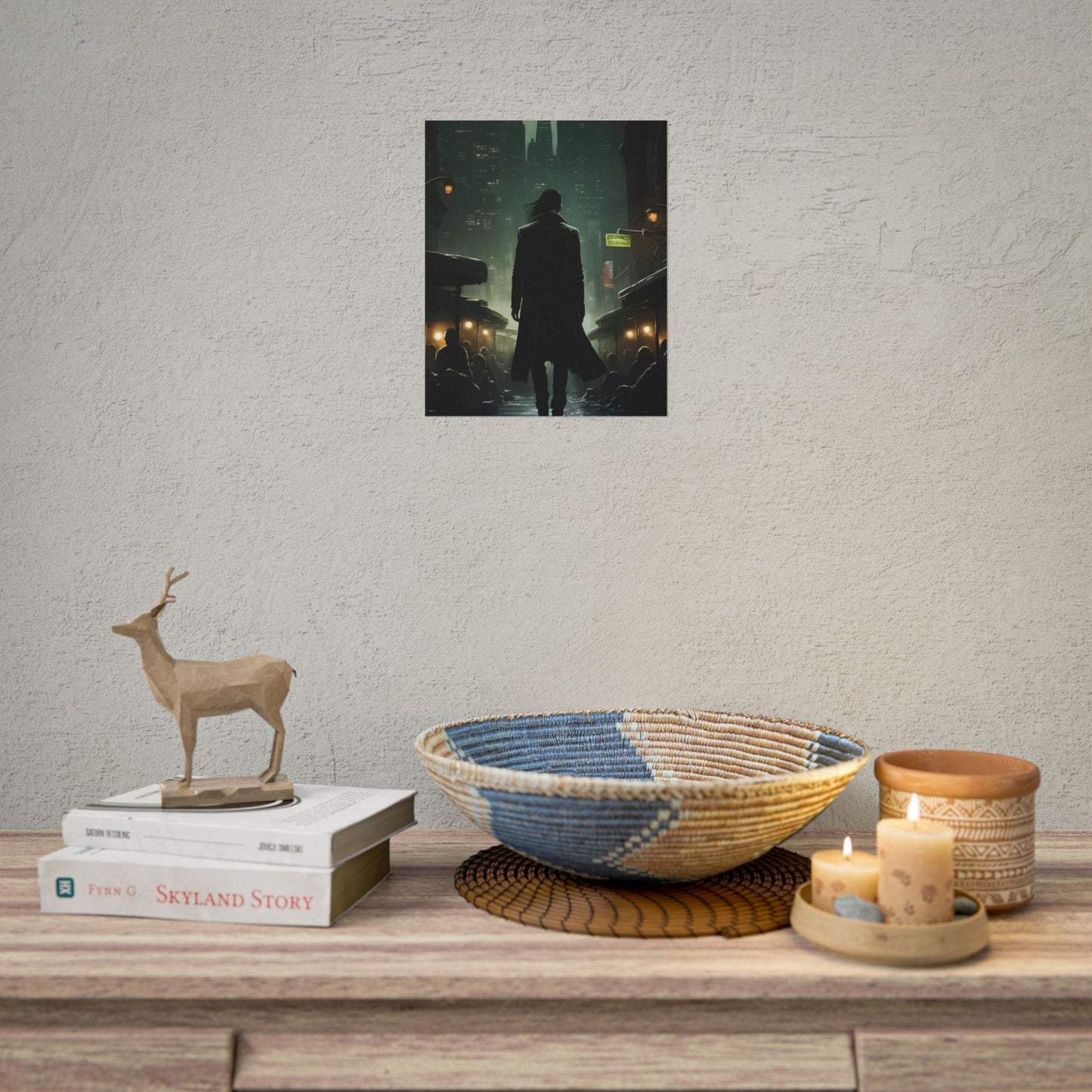 Urban Fantasy Detective: Noir City Night Art - Poster