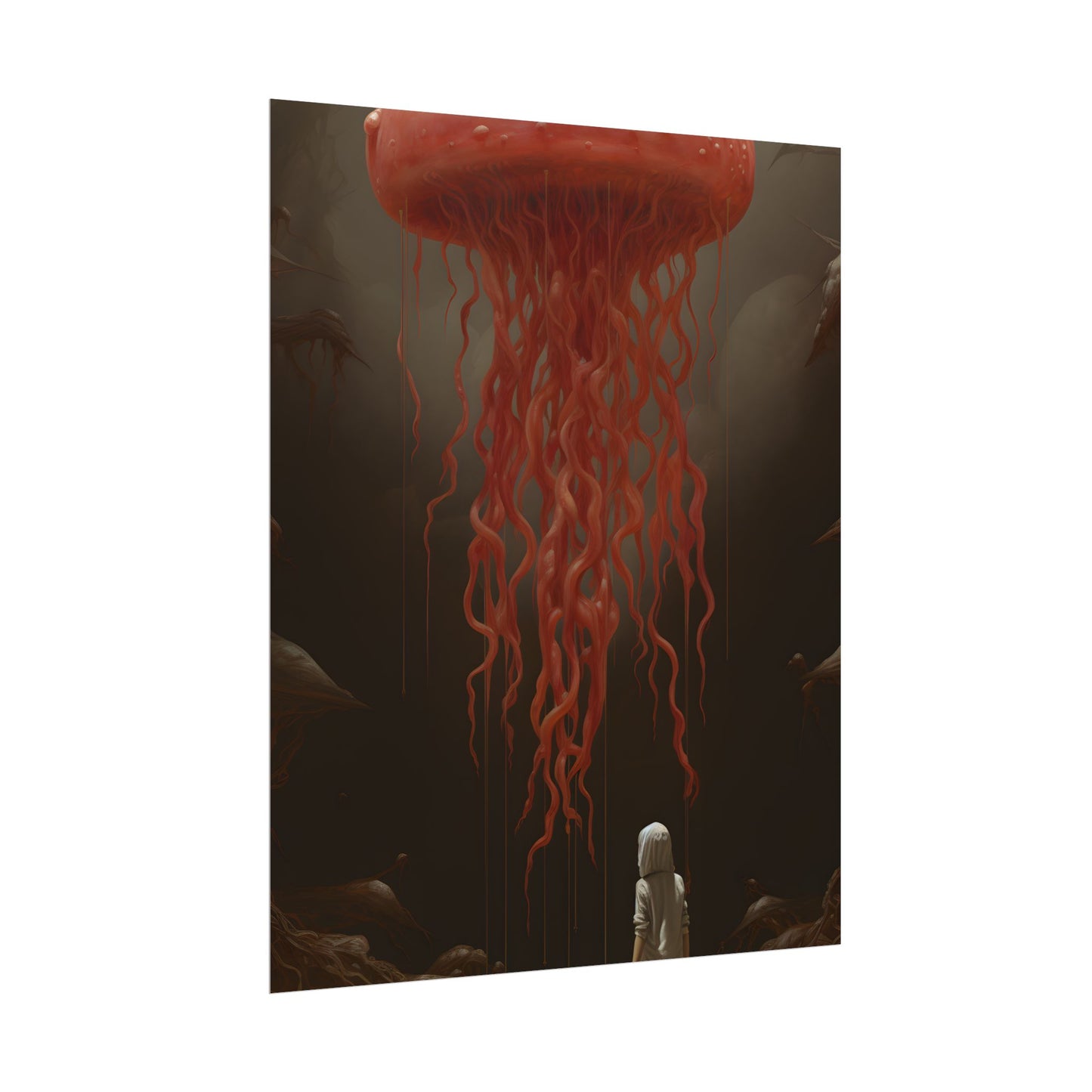 Serious Book Cover Art: Illustrative Masterpiece - Poster
