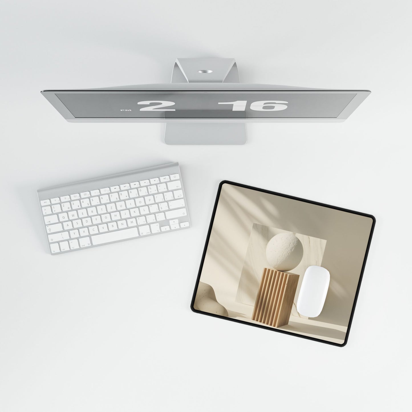 Minimalist Product Design: L Bold Lettering Art - Desk Mat