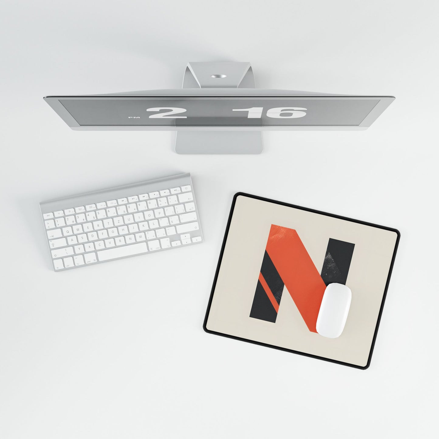Modern Minimalist Poster: Bold Typography in Batch 1 - Desk Mat