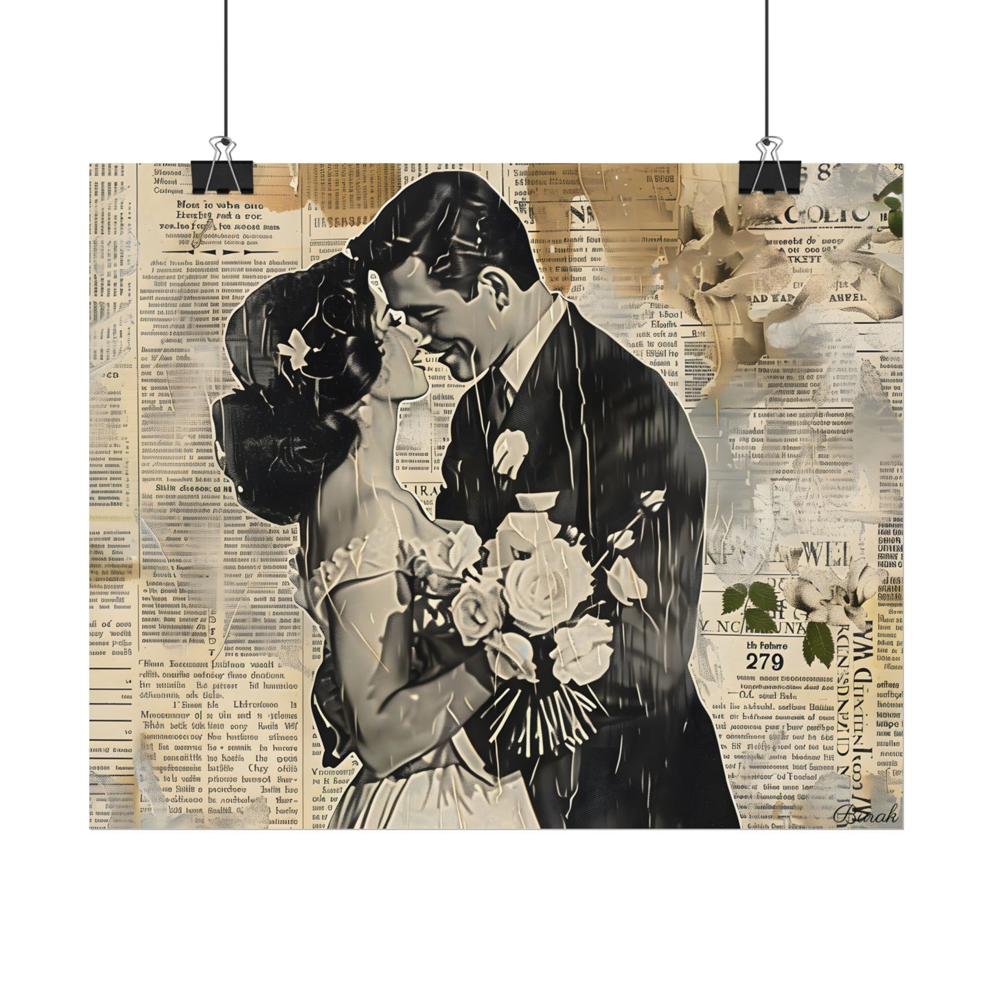 Vintage Romantic Couples: Whispers from the Past - Poster