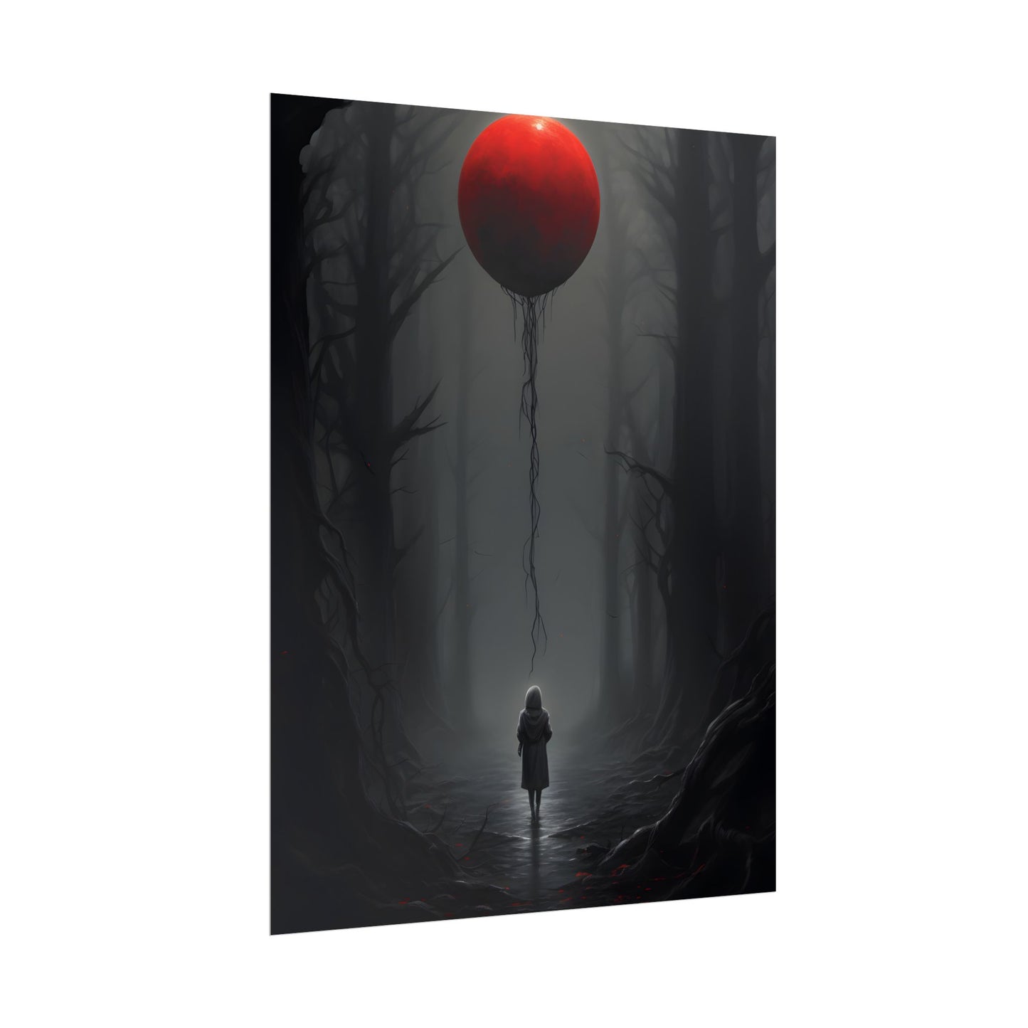 Youthful Moment: A Young Man in Nature's Outdoors - Poster