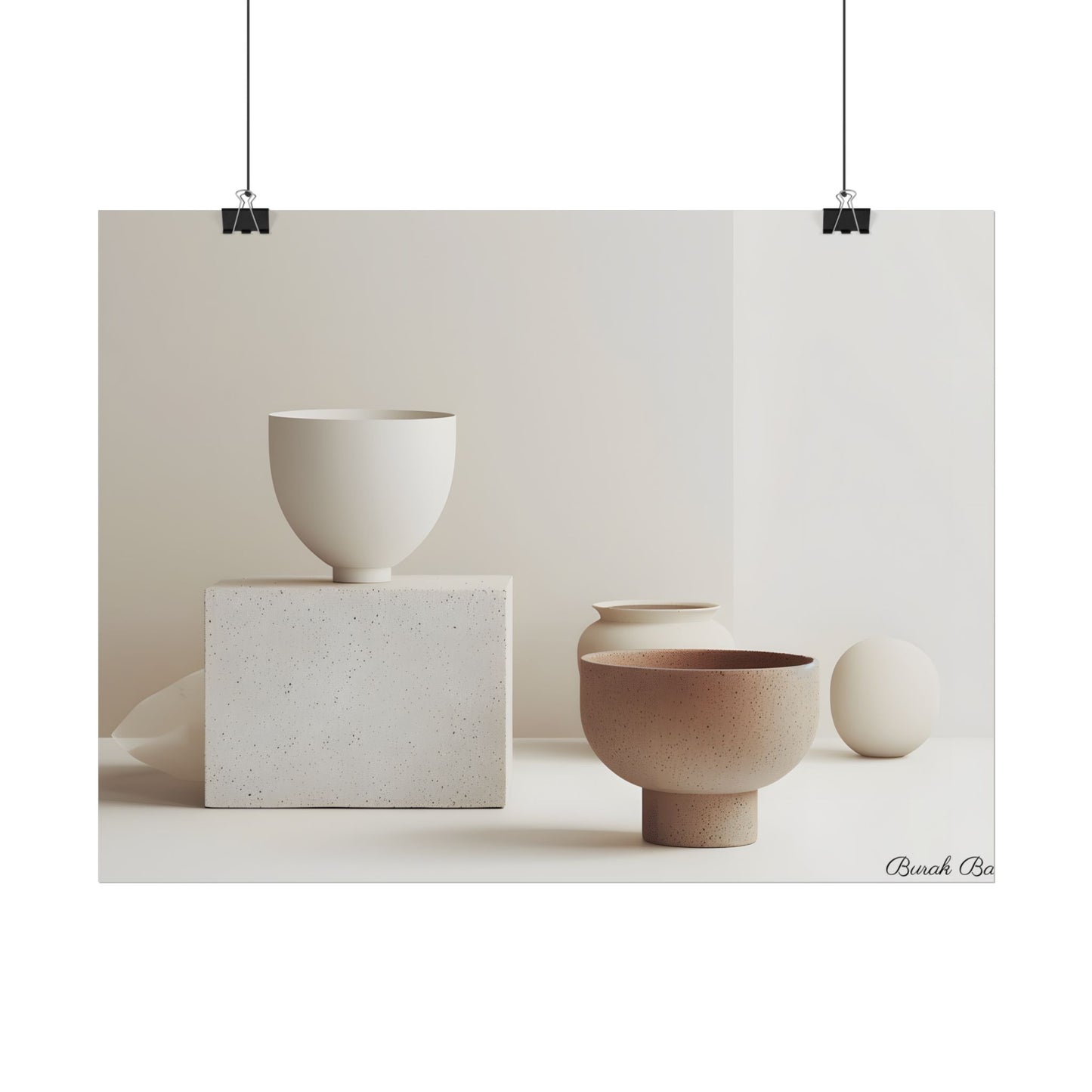 Minimalist Modern Geometry: Artwork Design Product - Poster
