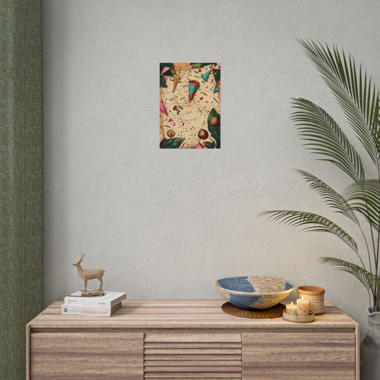 Whimsical Portrait with a Large Nose - Poster