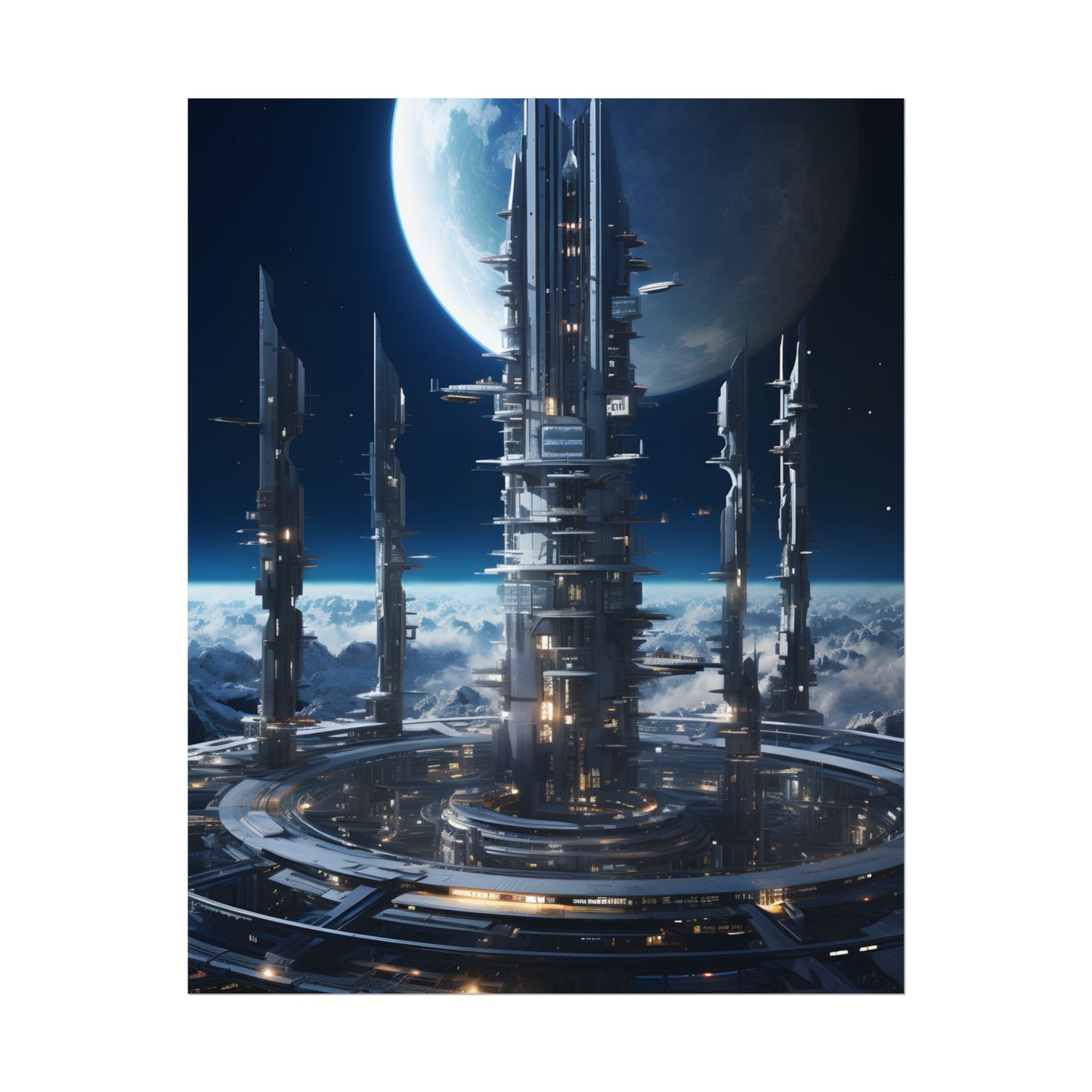 Aetherial Space Station: Isolated Horizon - Poster