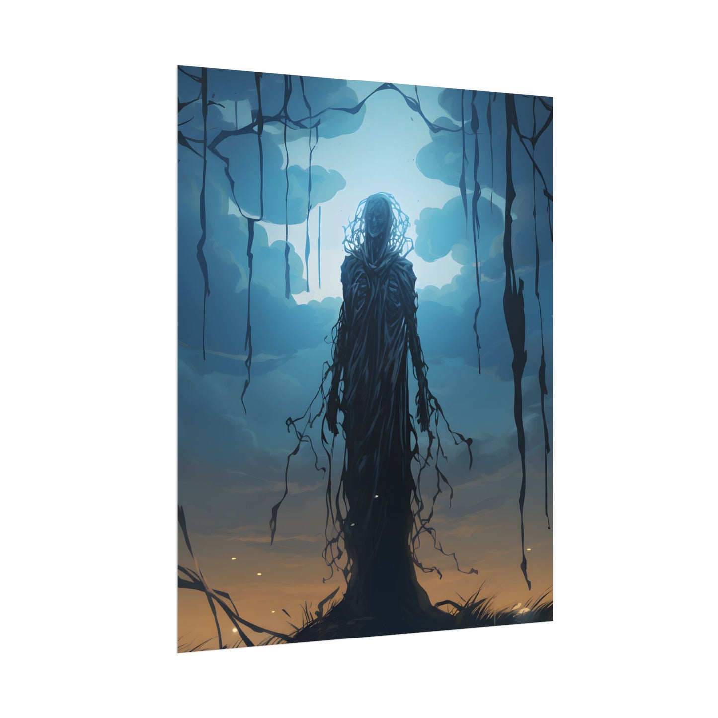 Writing Utensil Artwork: Creative Expression Above Paper - Poster
