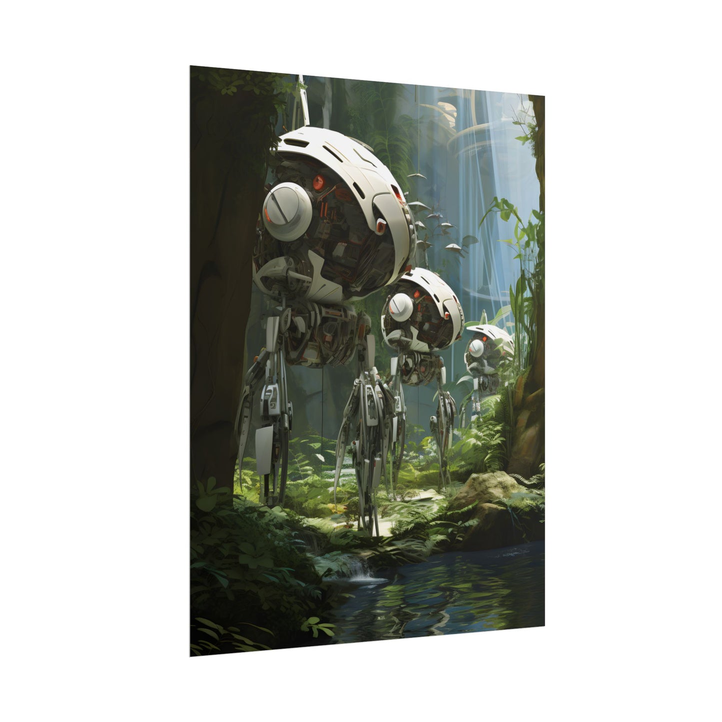 A haven for wildlife, powered by artificial intelligence - Robotic Sanctuary - Poster