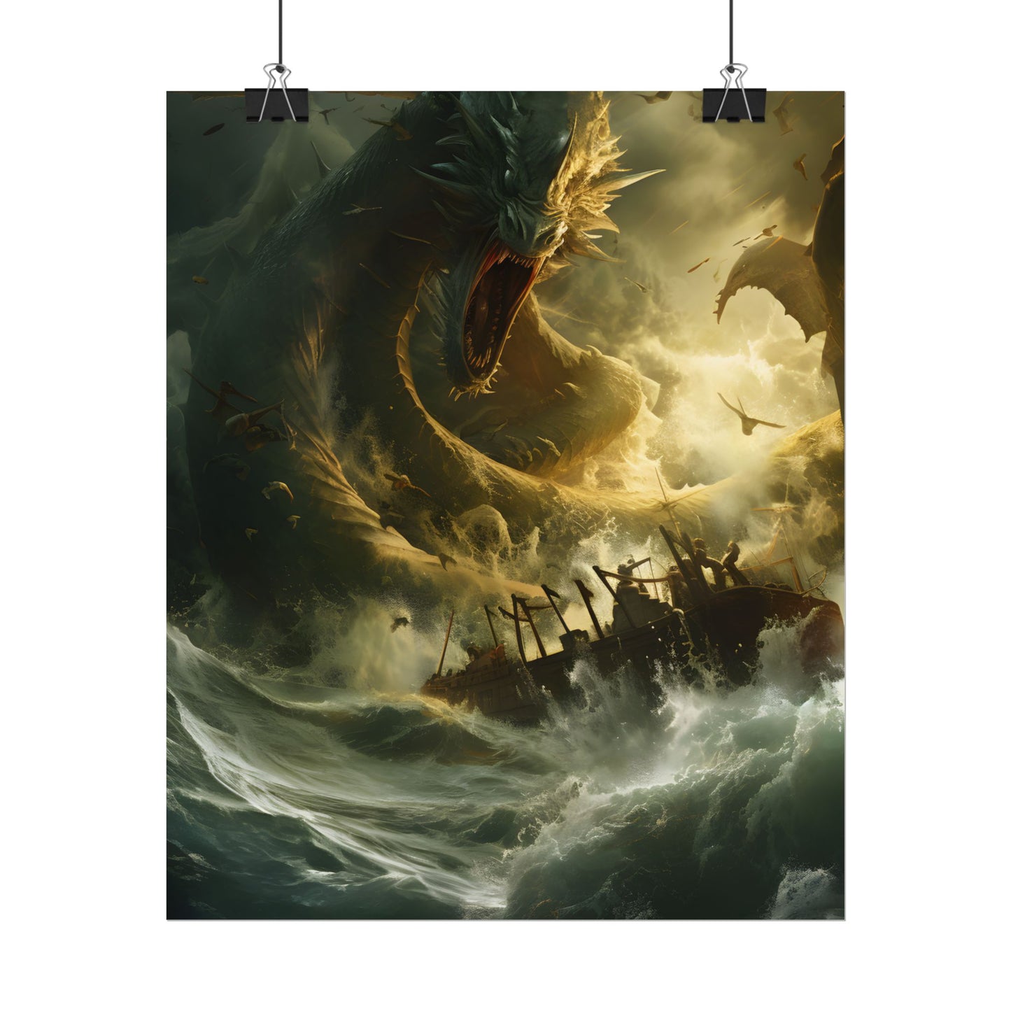 Ancient Mythical Sea Monsters: Fearsome Creatures of Legend - Poster