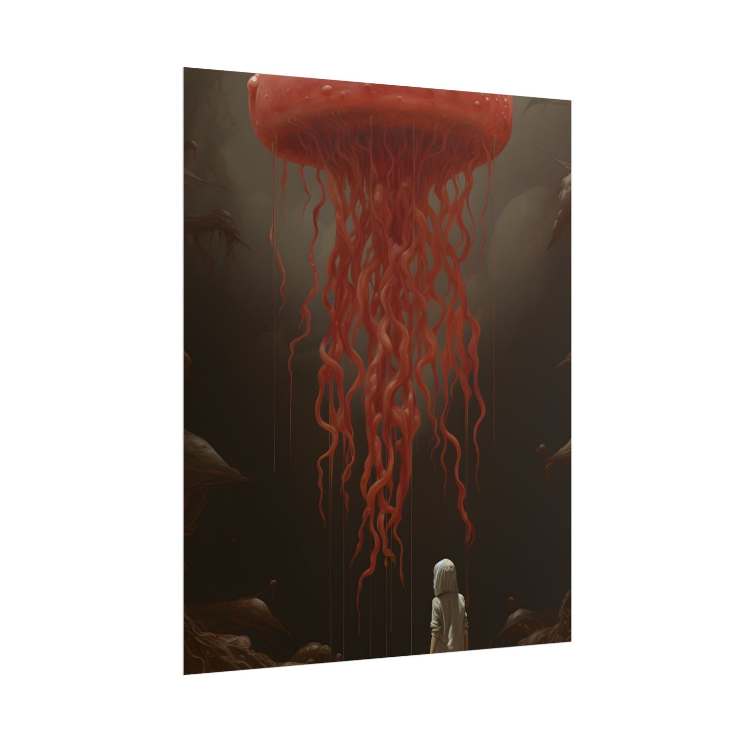 Serious Book Cover Art: Illustrative Masterpiece - Poster