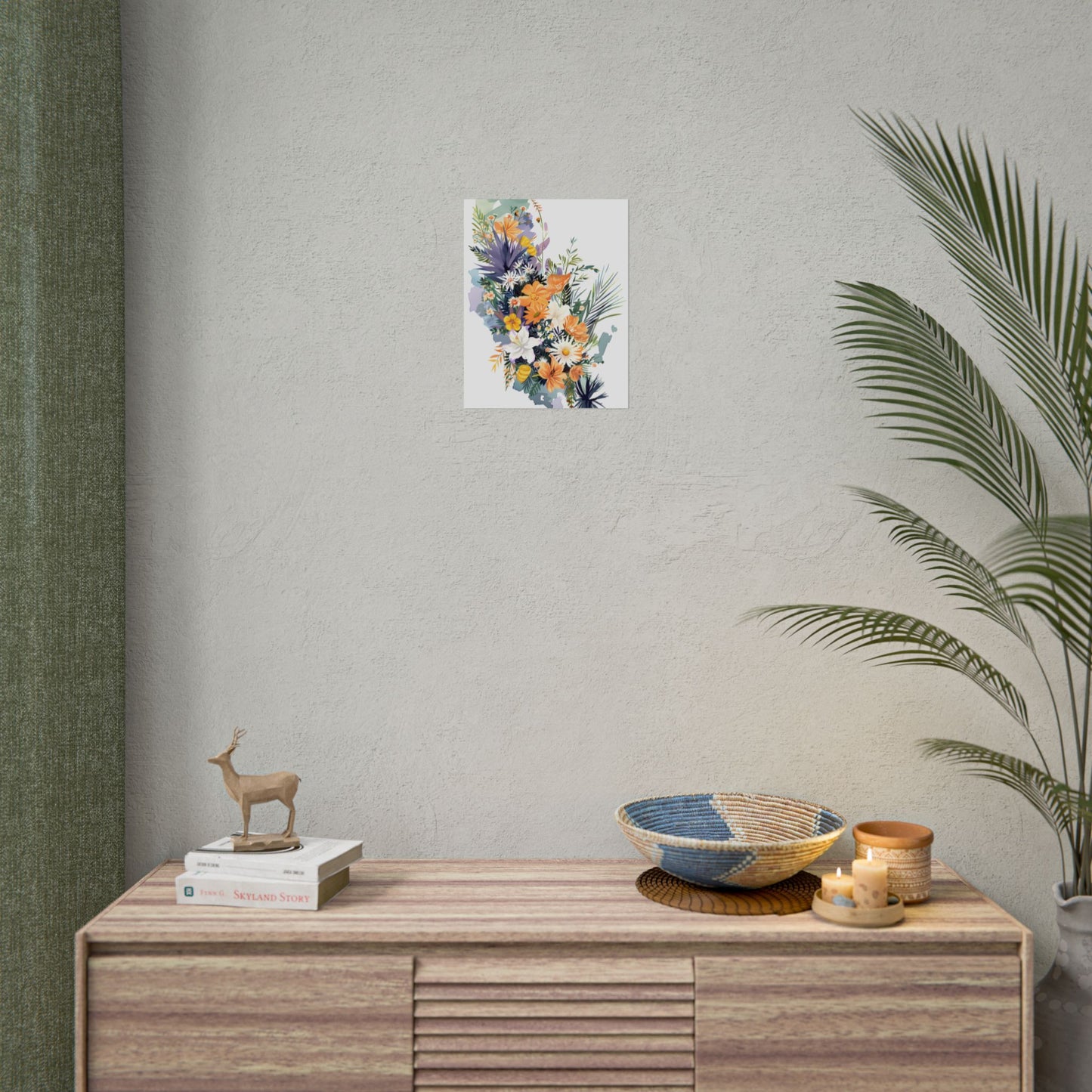 Whimsical Florida Map: Playful Art Illustration - Poster