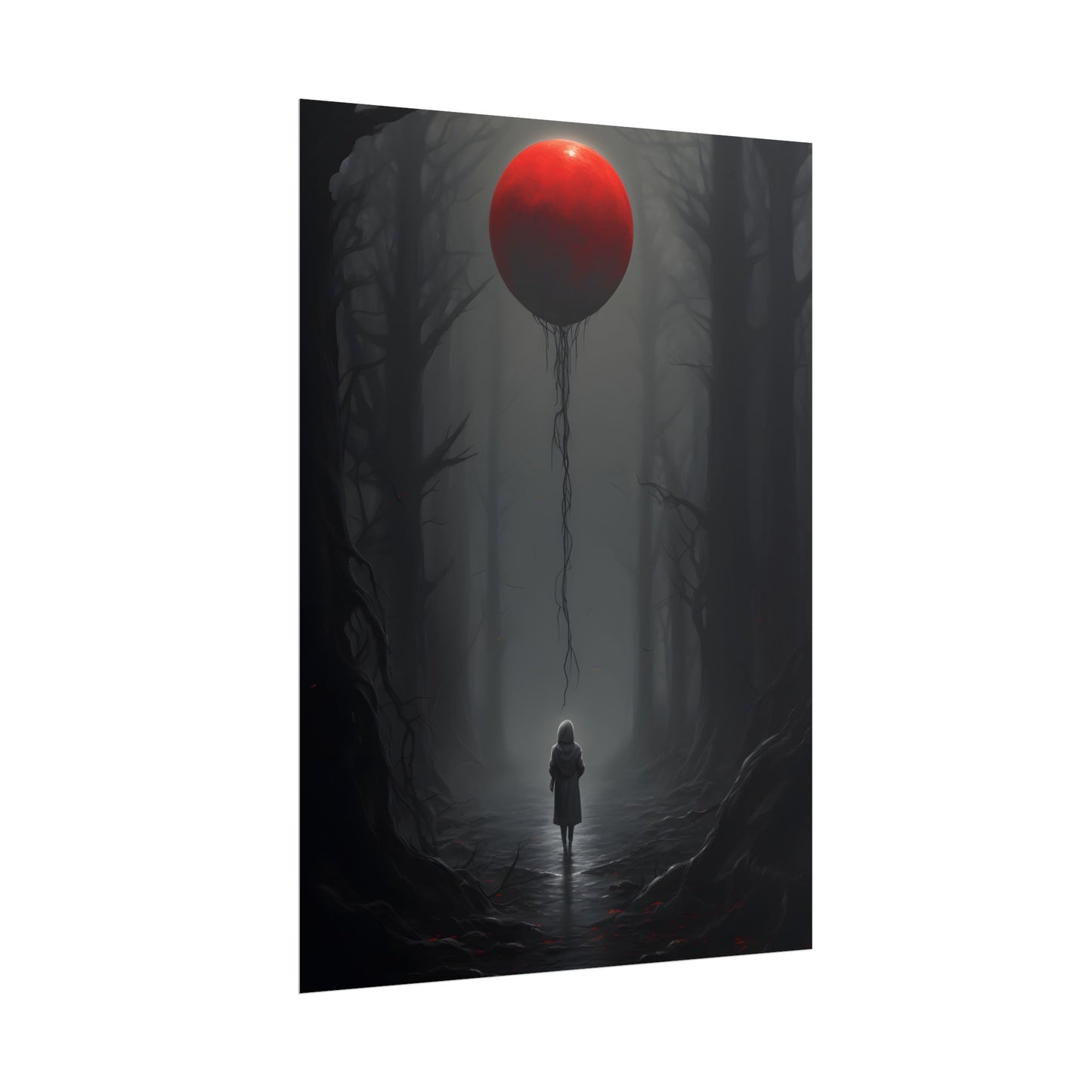 Youthful Moment: A Young Man in Nature's Outdoors - Poster