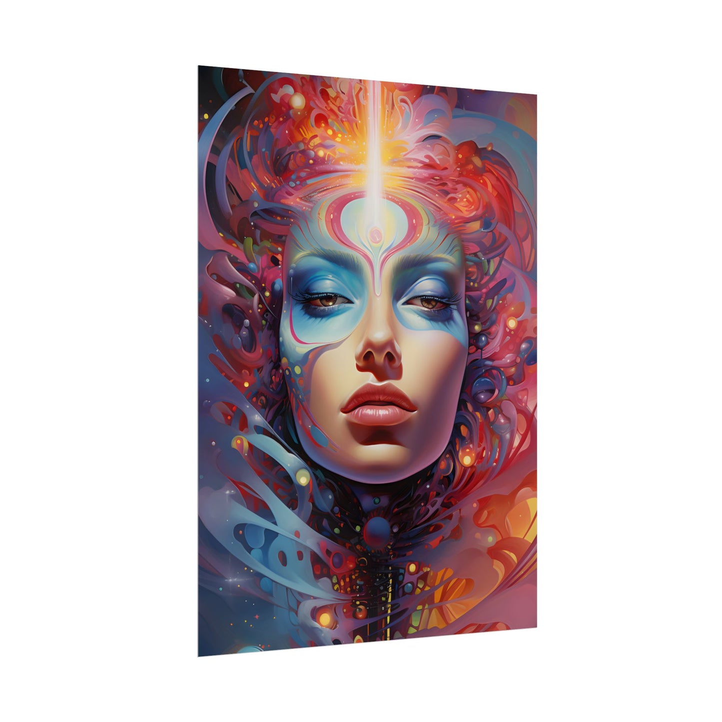 Vibrant Celestial Art Gallery: Wide Angle Shot - Poster