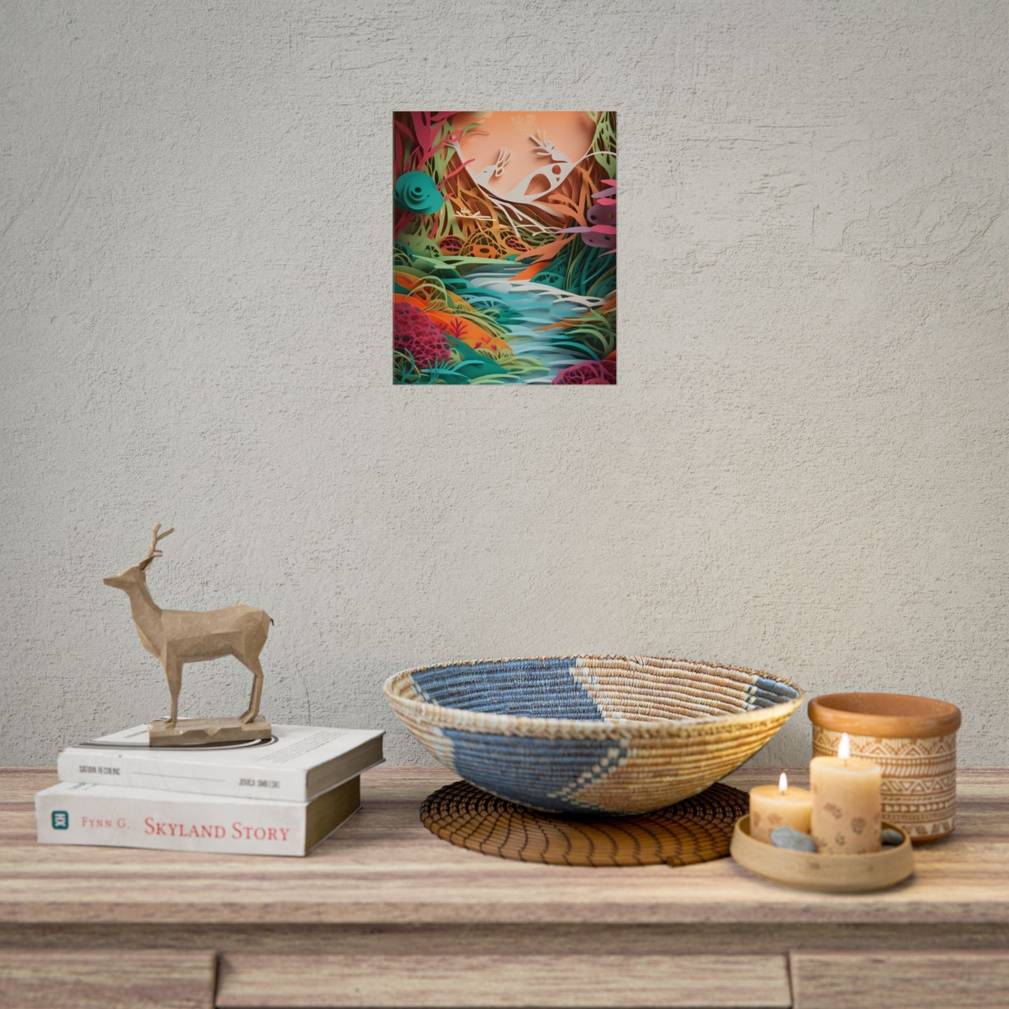 American Realism: Rolling Hills and Winding Rivers - Poster