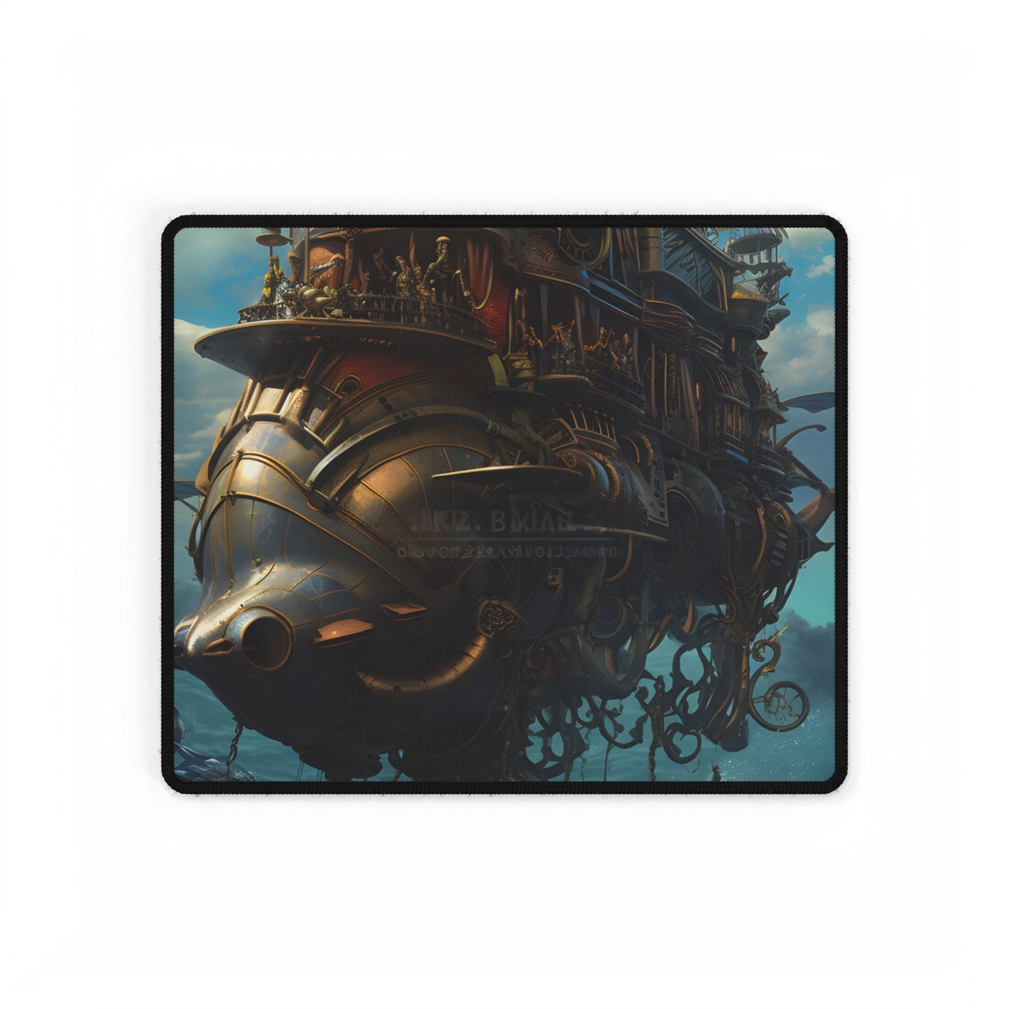 Steampunk Oceanic Adventure: Crew on Ship - Desk Mat