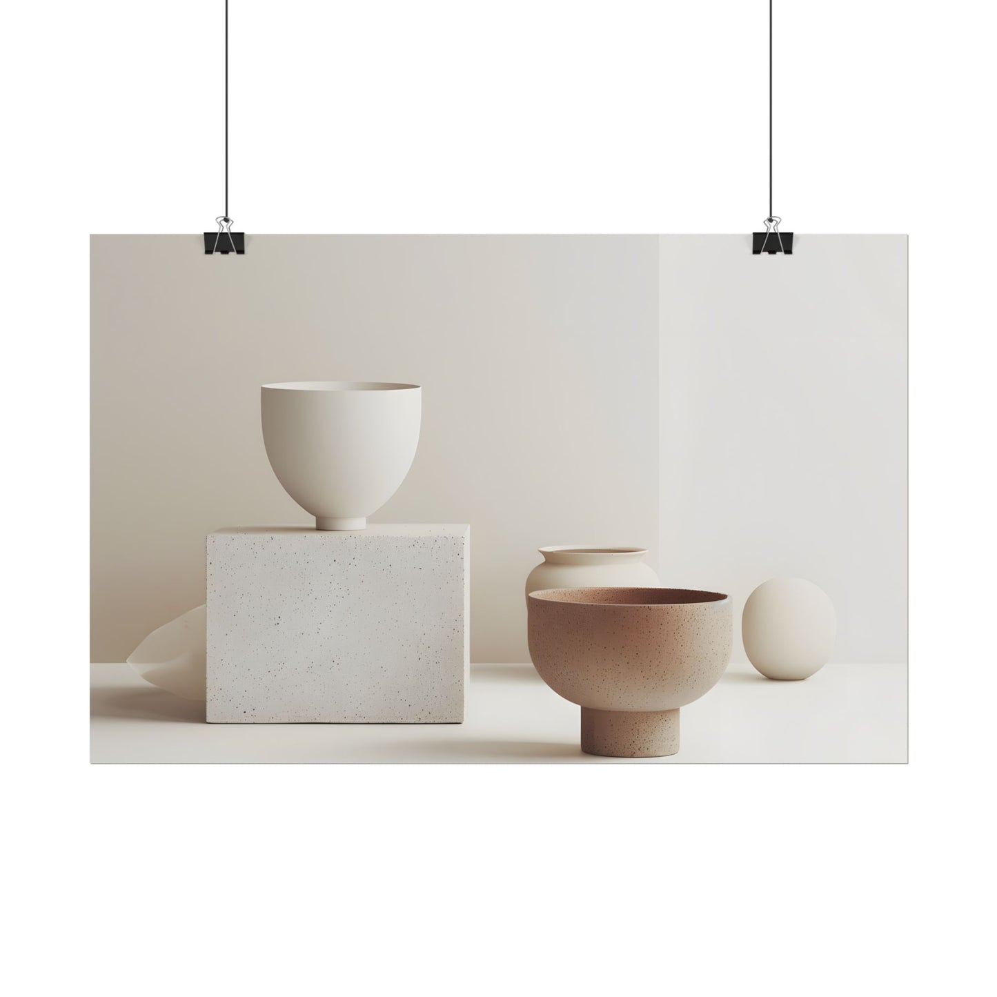 Minimalist Modern Geometry: Artwork Design Product - Poster