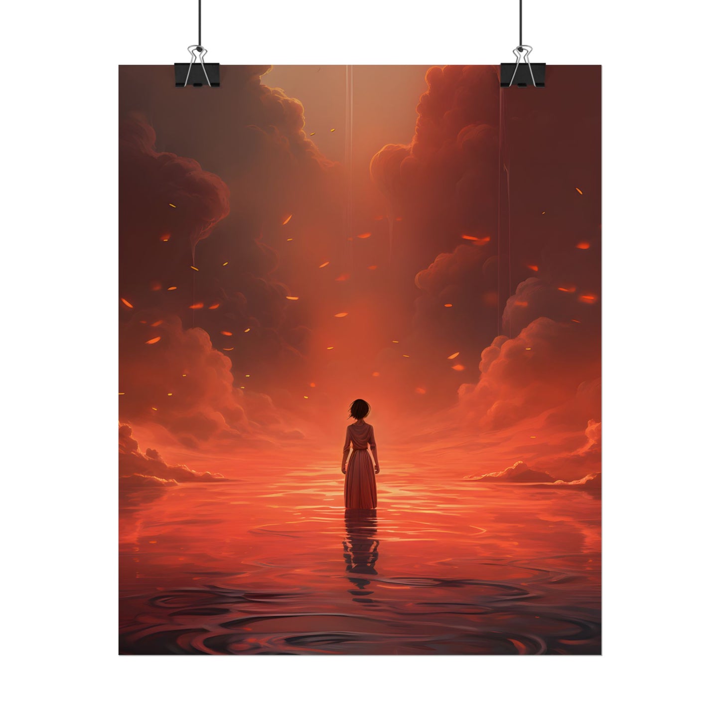 Vibrant Sunflower in Full Bloom: Outdoor Artwork - Poster