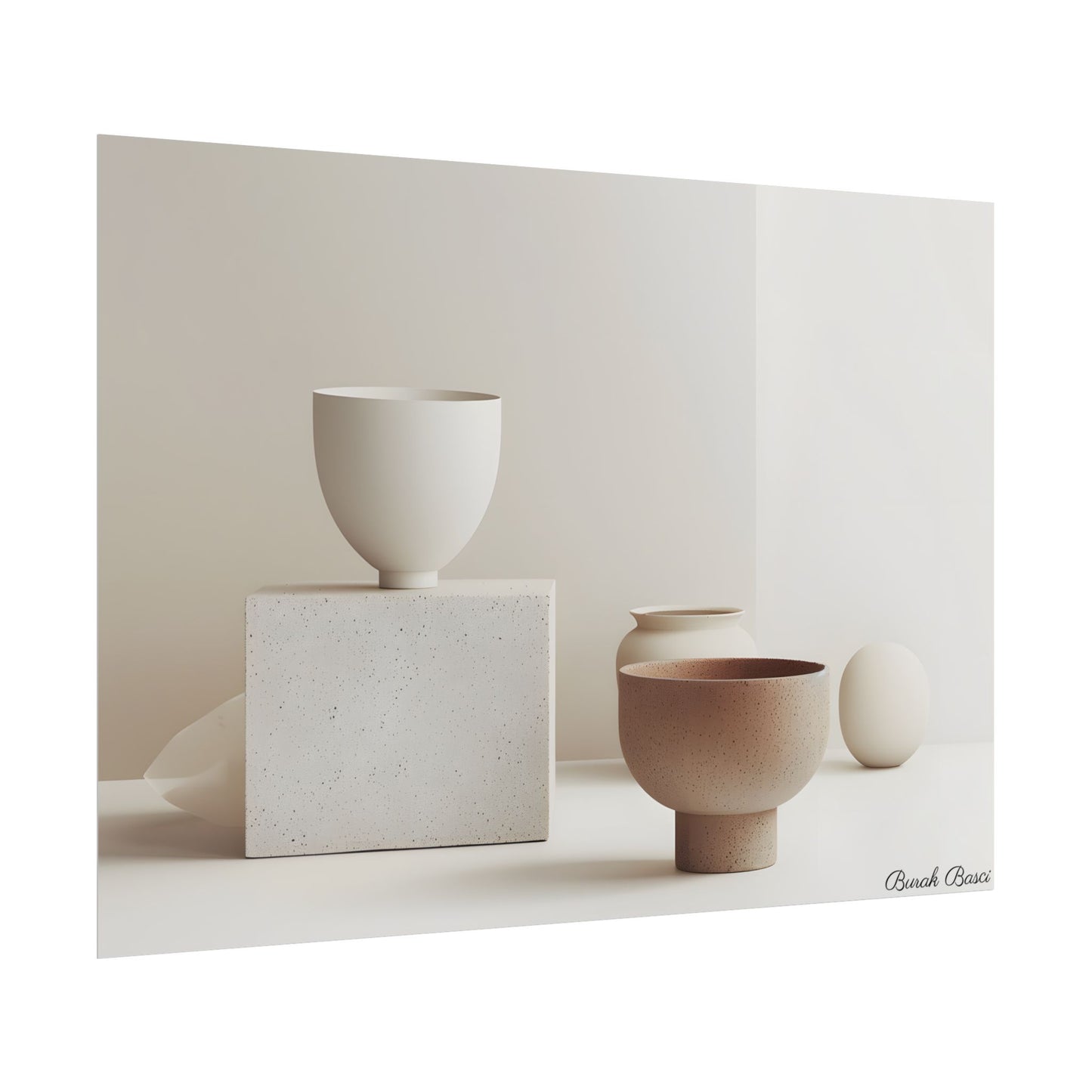 Minimalist Modern Geometry: Artwork Design Product - Poster