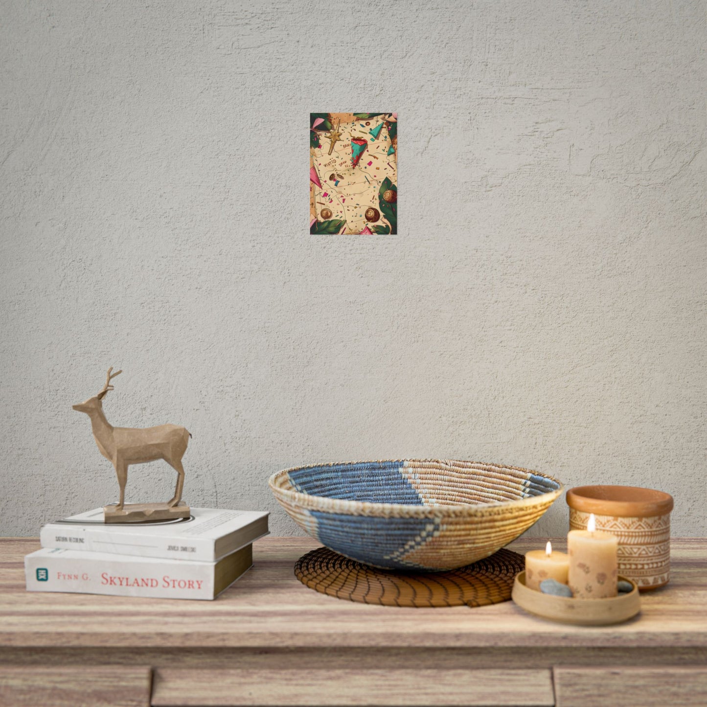 Whimsical Portrait with a Large Nose - Poster