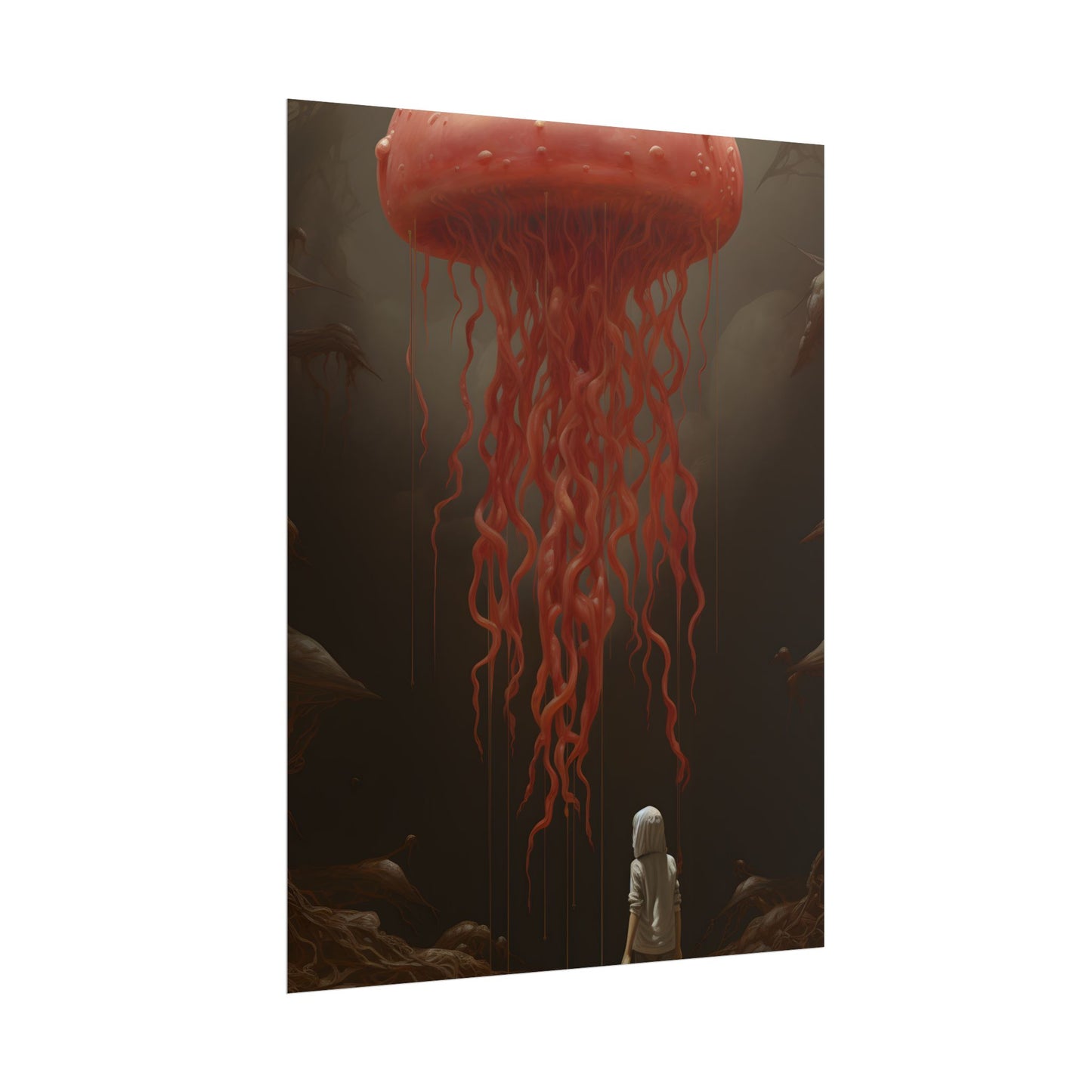 Serious Book Cover Art: Illustrative Masterpiece - Poster