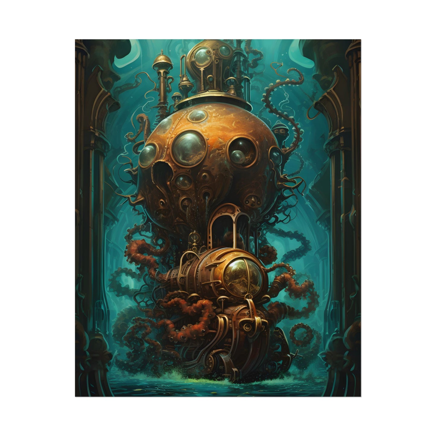 Underwater Steampunk Odyssey: A Captain Nemos Adventure - Poster