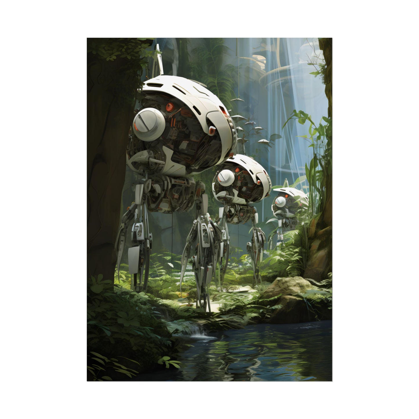 A haven for wildlife, powered by artificial intelligence - Robotic Sanctuary - Poster