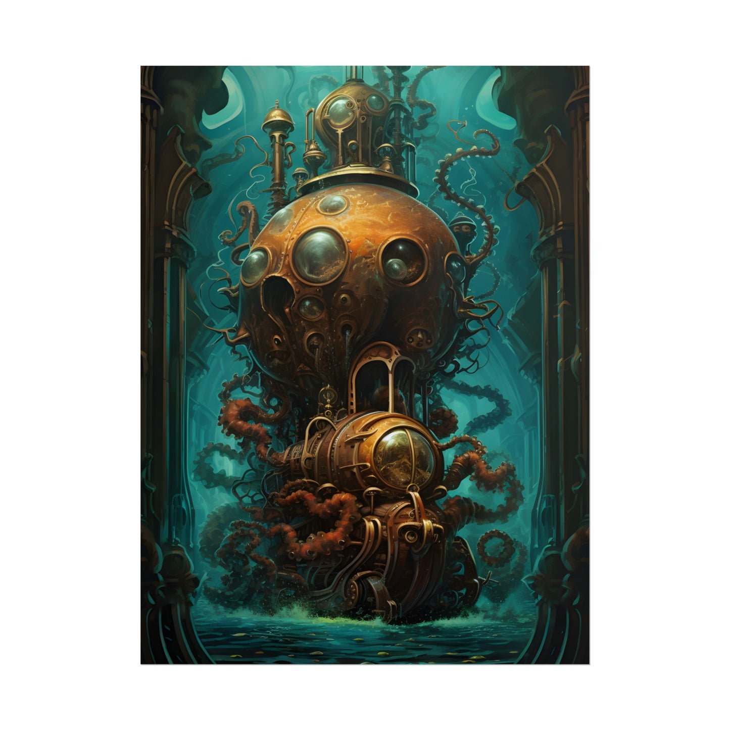 Underwater Steampunk Odyssey: A Captain Nemos Adventure - Poster