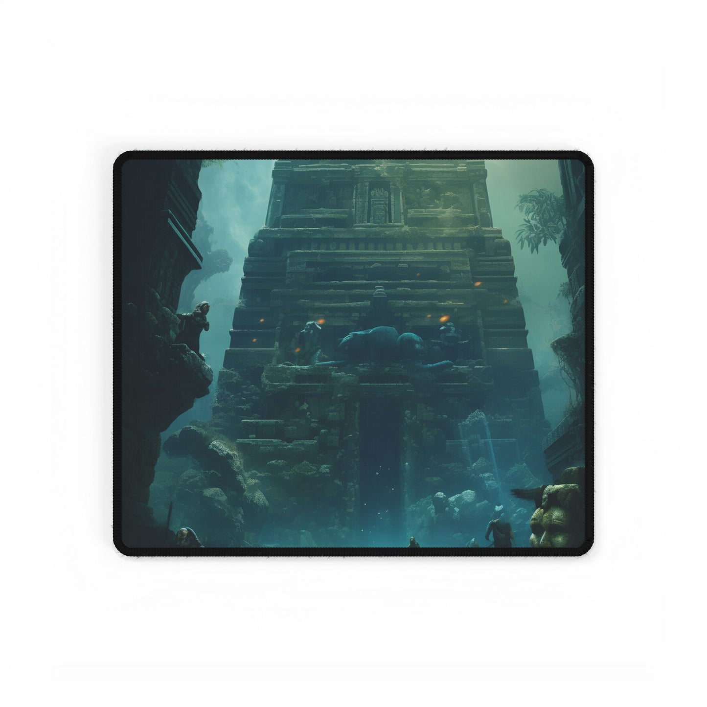 Lost Underwater City: Mystery Beneath the Waves - Desk Mat