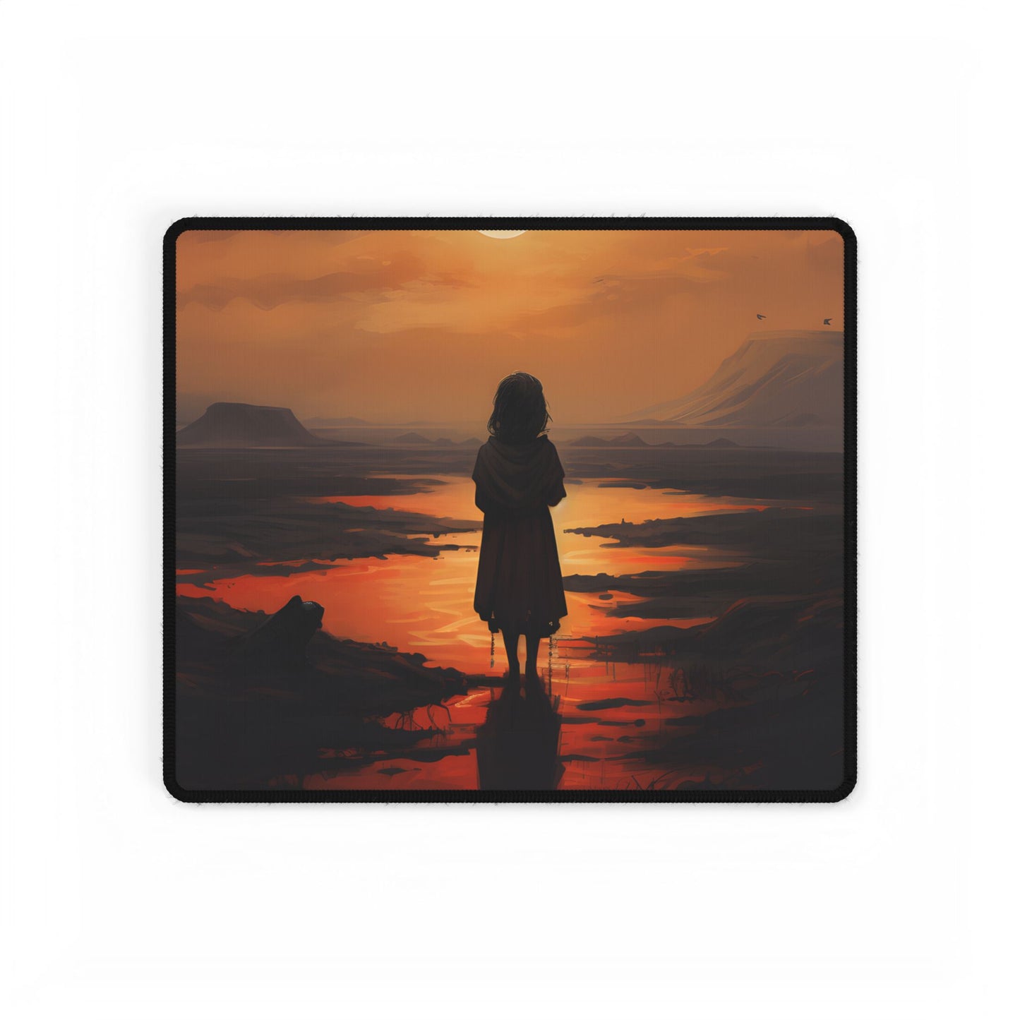 A Simple Yet Intriguing Scene: Mysterious Moments in Everyday Life - Desk Mat