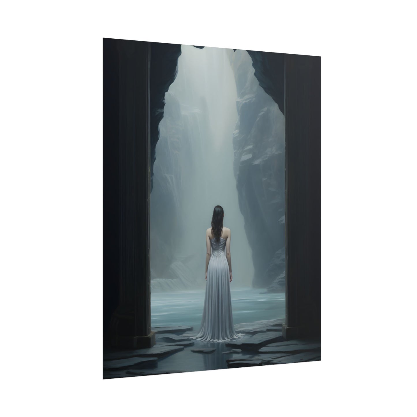 Serenity in Nature: Tranquil Outdoor Scene - Poster