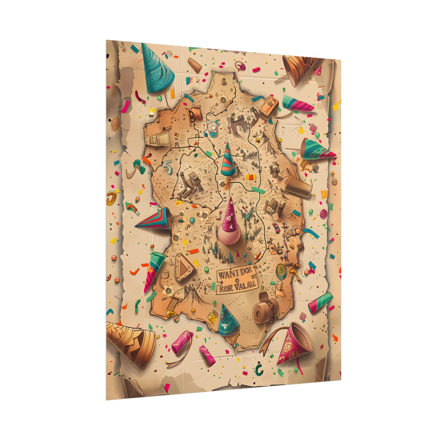 Whimsical Flynn Rider Illustration: Disney-Inspired Artwork - Poster