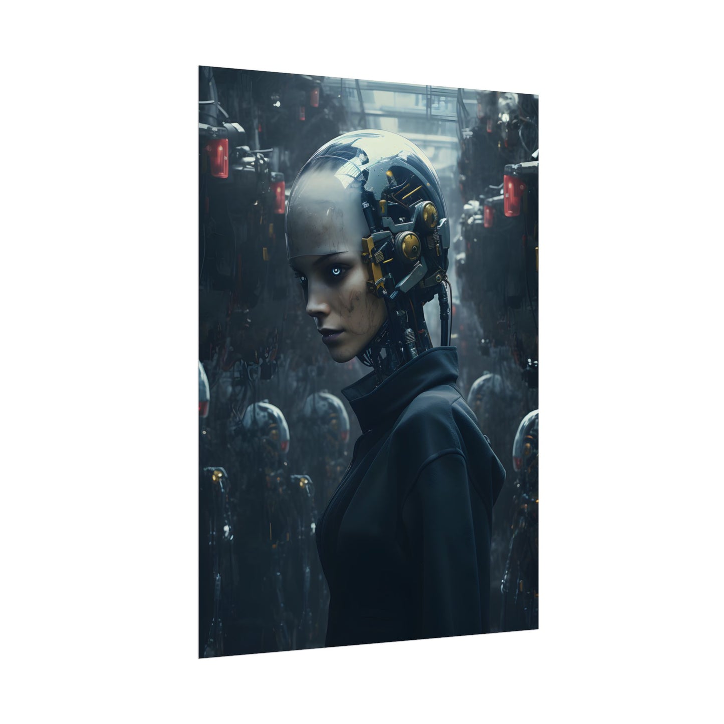 A group of charismatic thieves pull off a daring robotic art heist - Action - Poster