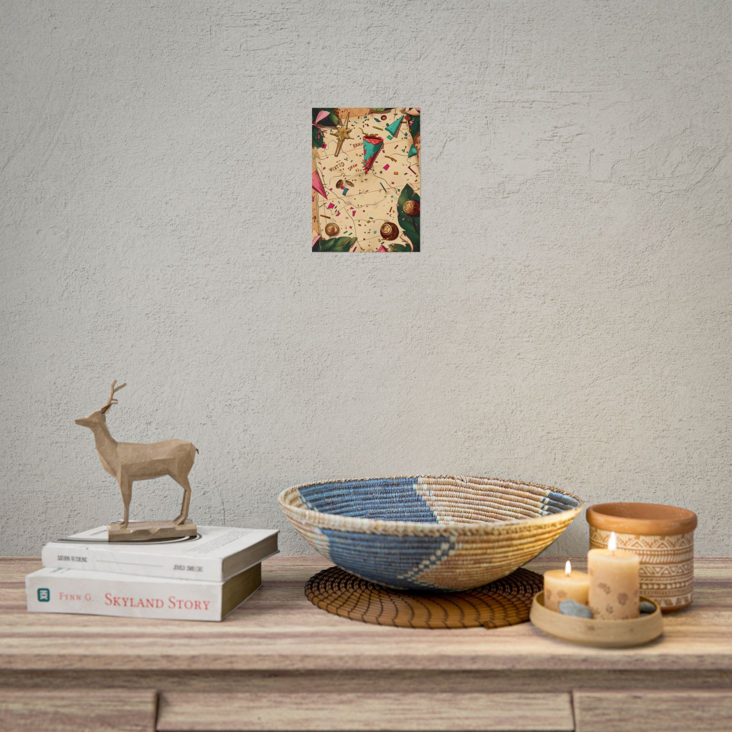 Whimsical Portrait with a Large Nose - Poster