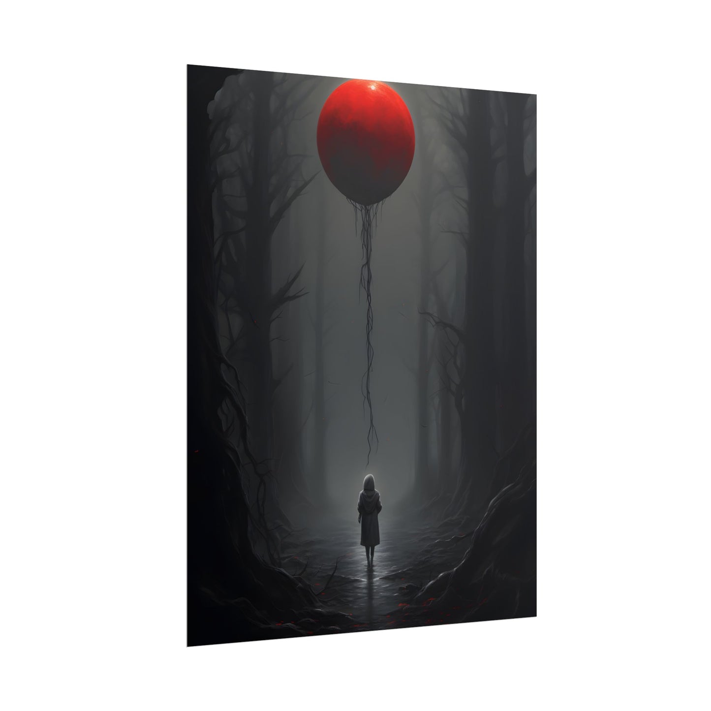 Youthful Moment: A Young Man in Nature's Outdoors - Poster