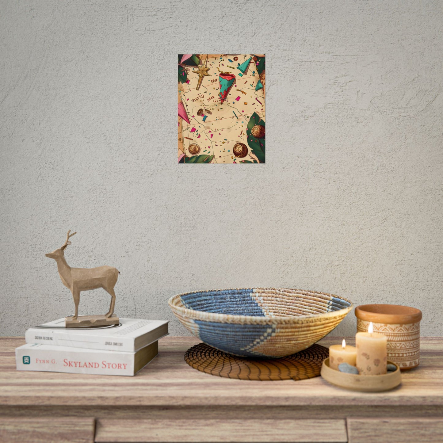 Whimsical Portrait with a Large Nose - Poster